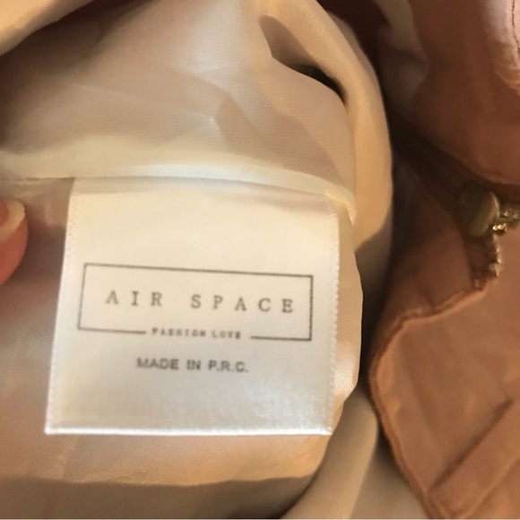 Air Space Pink Front Zip Mini Skirt. Cotton. Women’s Size Small. - Picture 5 of 5